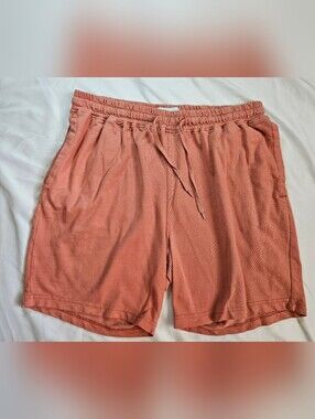 4th Dimension Womens Pink Lounge Elastic Waist Pull On Shorts Size Medium
